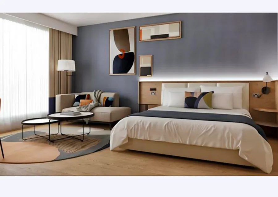 Wyndham Residences Gerakini villa bedroom and living area