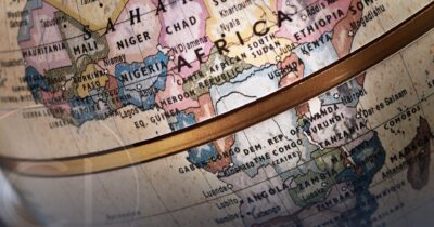 Map of Central Africa, symbolizing global access through second citizenship